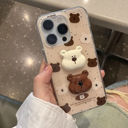 Bear Splattered Phone Case