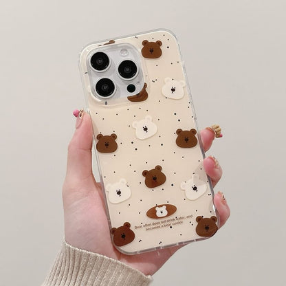 Bear Splattered Phone Case