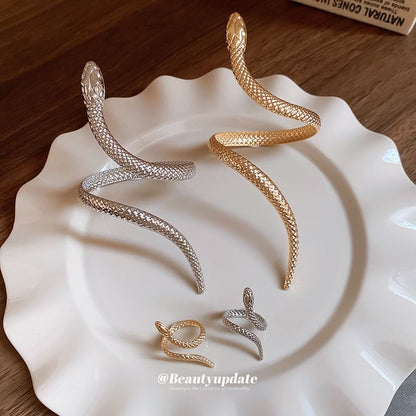 Bangle Ring Set: Snake +