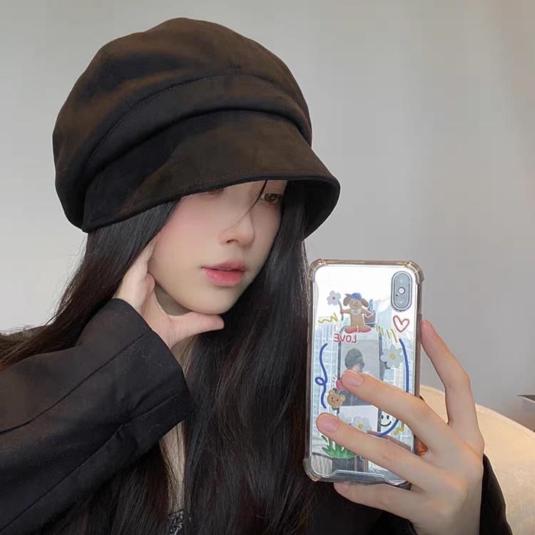 Plain Newsboy Cap / Beanie