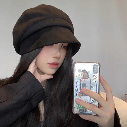 Plain Newsboy Cap / Beanie