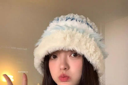 Fluffy Knit Hat