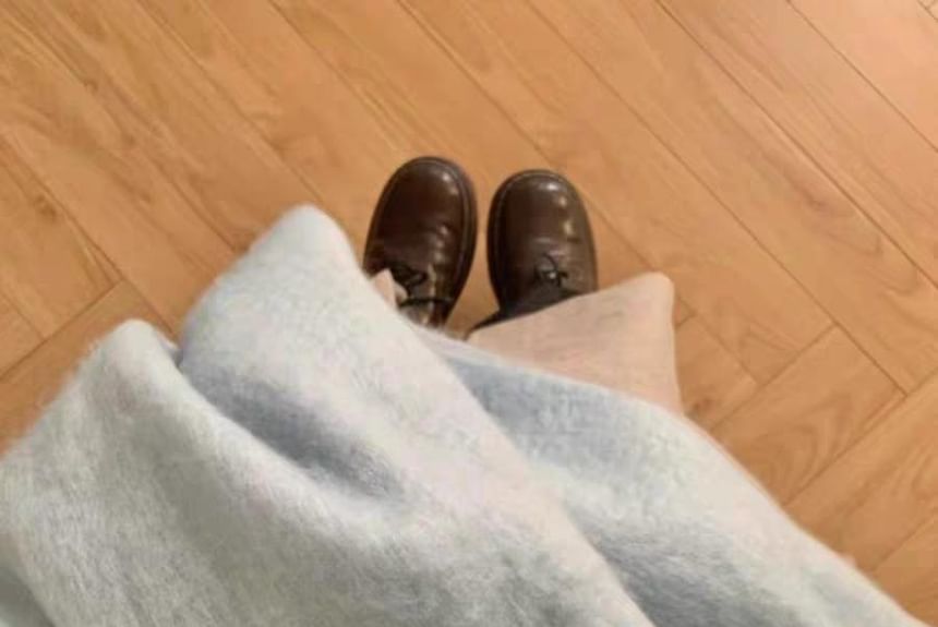 Dog Applique / Plaid Scarf