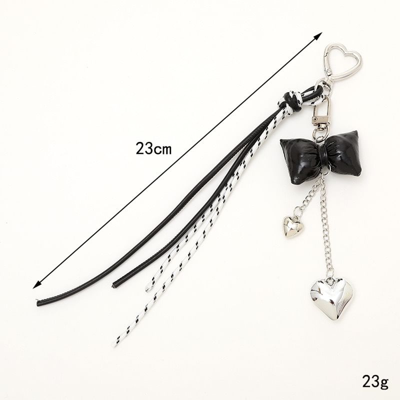 Padded Bow Knotted Phone Charm