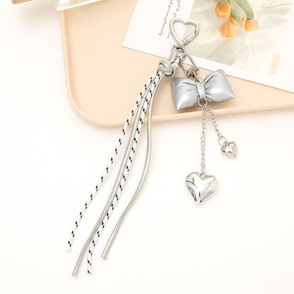 Padded Bow Knotted Phone Charm