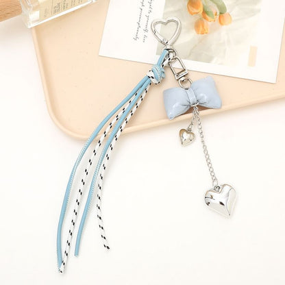 Padded Bow Knotted Phone Charm