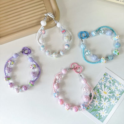 Bead Layered Phone Strap