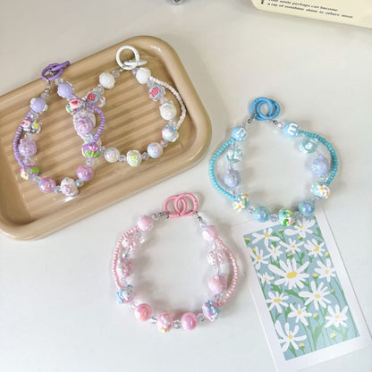 Bead Layered Phone Strap