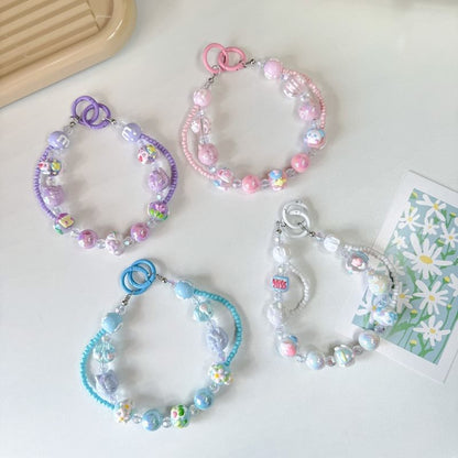Bead Layered Phone Strap