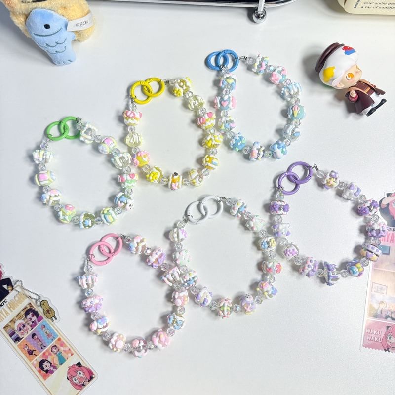 Strap Bead Cartoon Phone