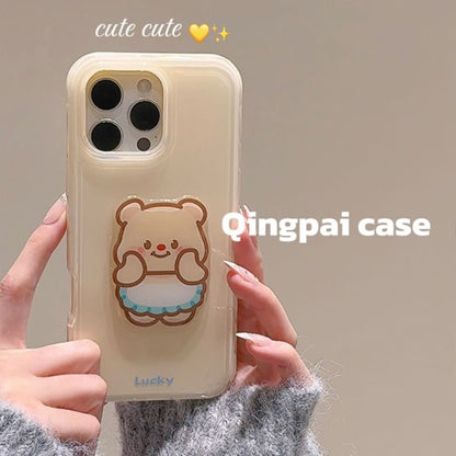 Bear Phone Case - iPhone 16 Pro Max / 16 Pro / 16 Plus / 16 / 15 Pro Max / 15 Pro / 15 Plus / 15 / 14 Pro Max / 14 Pro / 14 Plus / 14