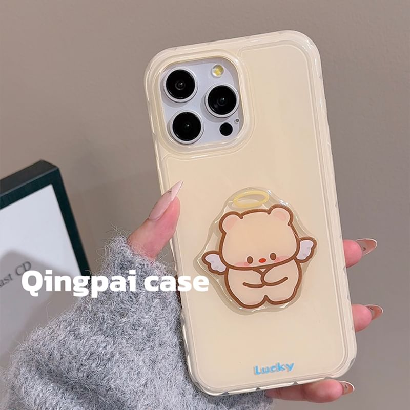 Bear Phone Case - iPhone 16 Pro Max / 16 Pro / 16 Plus / 16 / 15 Pro Max / 15 Pro / 15 Plus / 15 / 14 Pro Max / 14 Pro / 14 Plus / 14