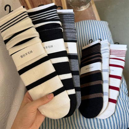 Striped Crew Socks