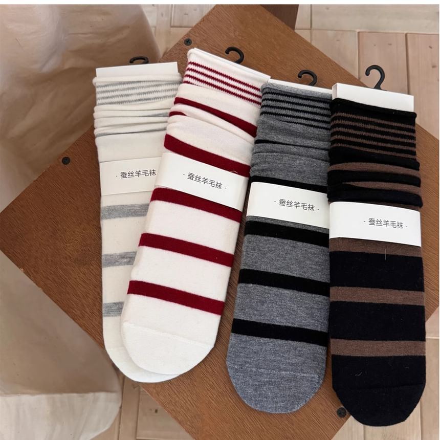 Striped Crew Socks