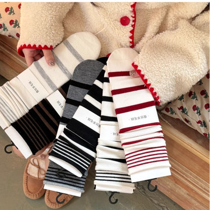 Striped Crew Socks