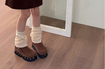 Plain Puff Socks