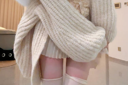 Open Front Plain Cardigan