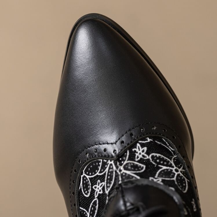 Boots Heel Pointed Mesh Short Low