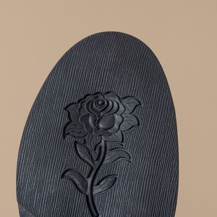 Faux Buckled Fur Boots Short