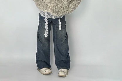 Plain Hood Zip Teddy Jacket