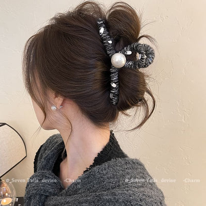 Faux Pearl Hair Claw