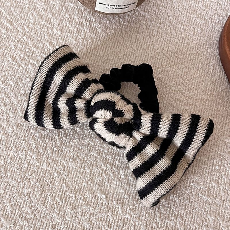 Striped Scrunchie / Hair Tie