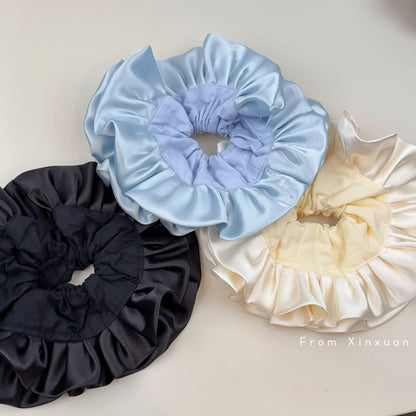 Plain Satin Scrunchie