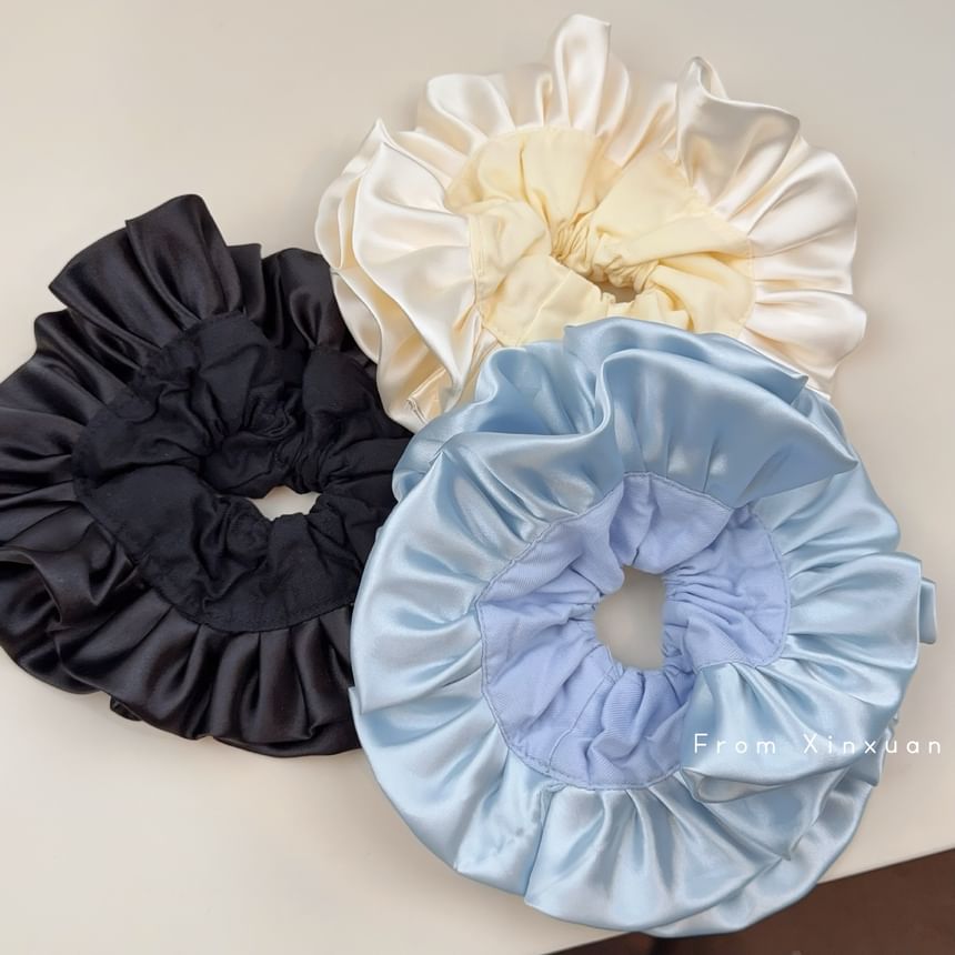 Plain Satin Scrunchie