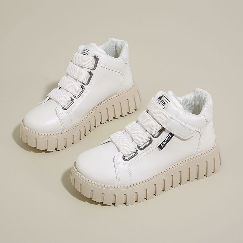 Platform Panel High Top Sneakers