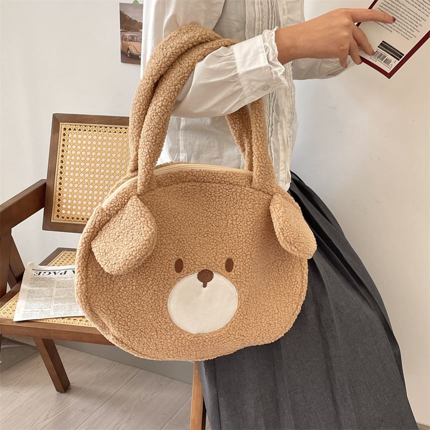 Bear Fleece Tote Bag