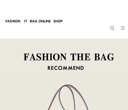 Faux Leather Washed Grommet Shoulder Bag