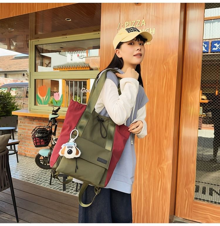 Drawstring Nylon Backpack / Bag Charm / Set