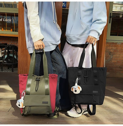 Drawstring Nylon Backpack / Bag Charm / Set