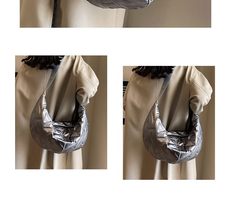 Plain Padded Crossbody Bag