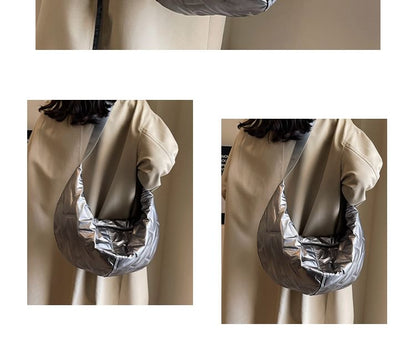 Plain Padded Crossbody Bag