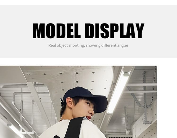 Plain Buckled Nylon Laptop Backpack / Bag Charm / Set