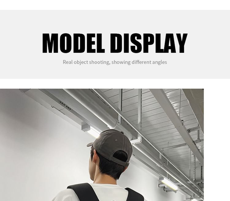 Lettering Print Nylon Laptop Backpack / Bag Charm / Set