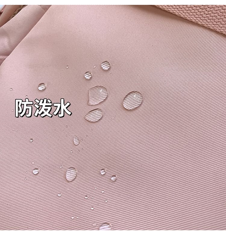 Dog Embroidered Nylon Laptop Backpack / Bag Charm / Badge / Set