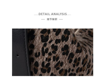 Leopard Print Shoulder Bag