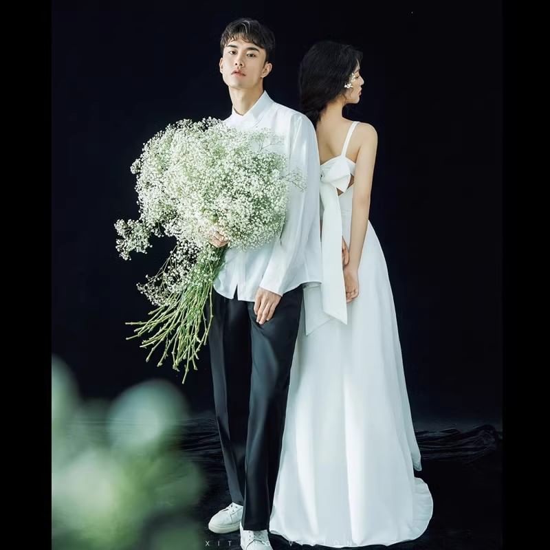 Sleeveless Sweetheart Neckline Plain A-Line Evening Gown
