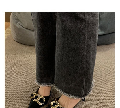 Stiletto Pointed Toe Chained D'Orsay Pumps