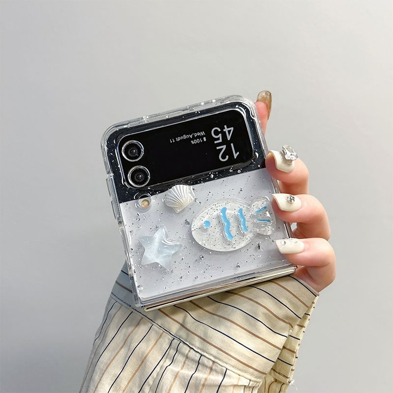 Phone Shell Transparent Fish Case