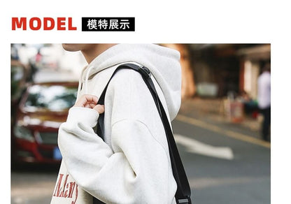 Cat Print Messenger Bag Nylon