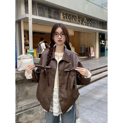 Round Neck Lace Panel T-Shirt with Long Sleeves