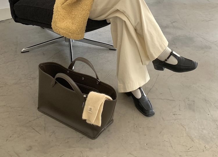 Plain Fluffy Button-Up Jacket