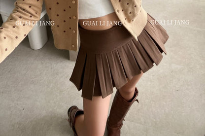 Polka Dot Round Neck Cardigan