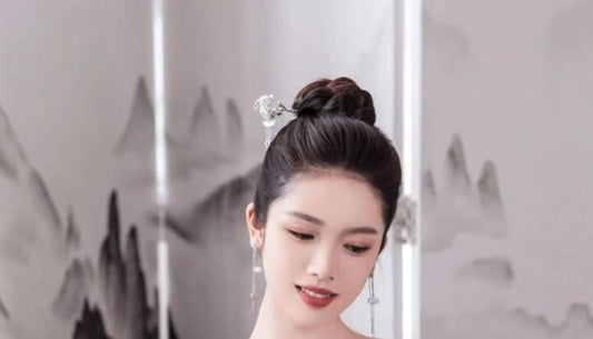 Off-Shoulder Floral Sheath Evening Gown