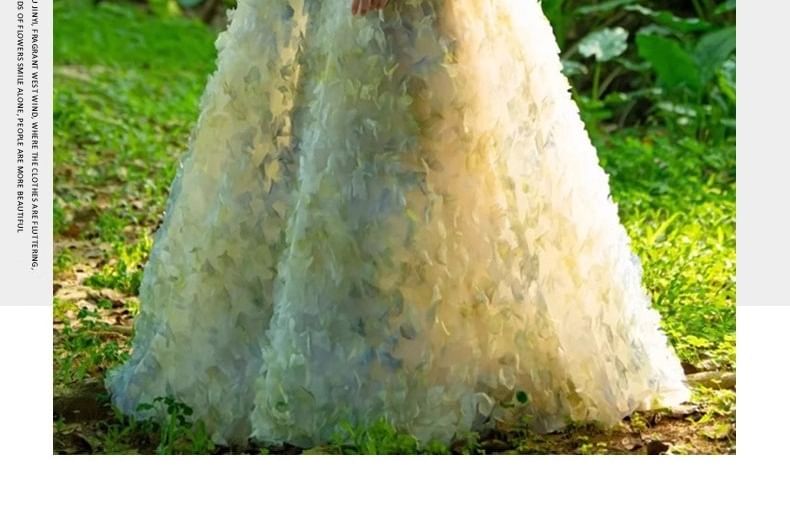Strapless Patterned A-Line Evening Gown