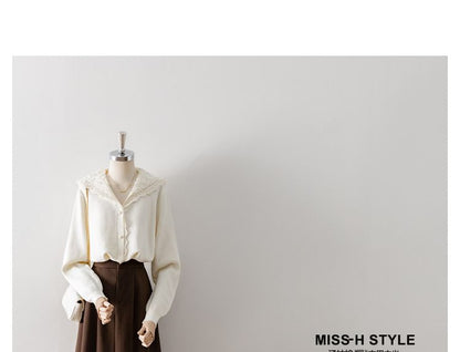 Hooded Panel Lace Cardigan