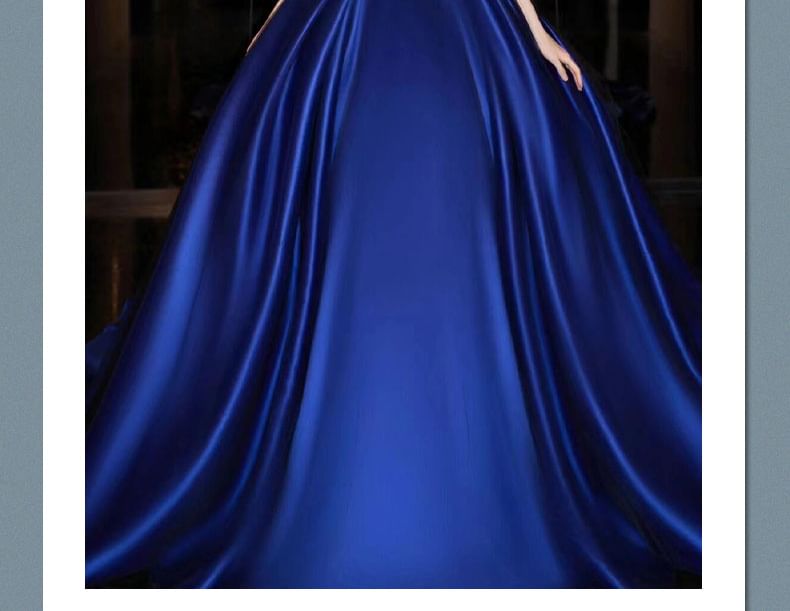 Gown Sequined Ball Neck Tone Halter Evening Two Sleeveless